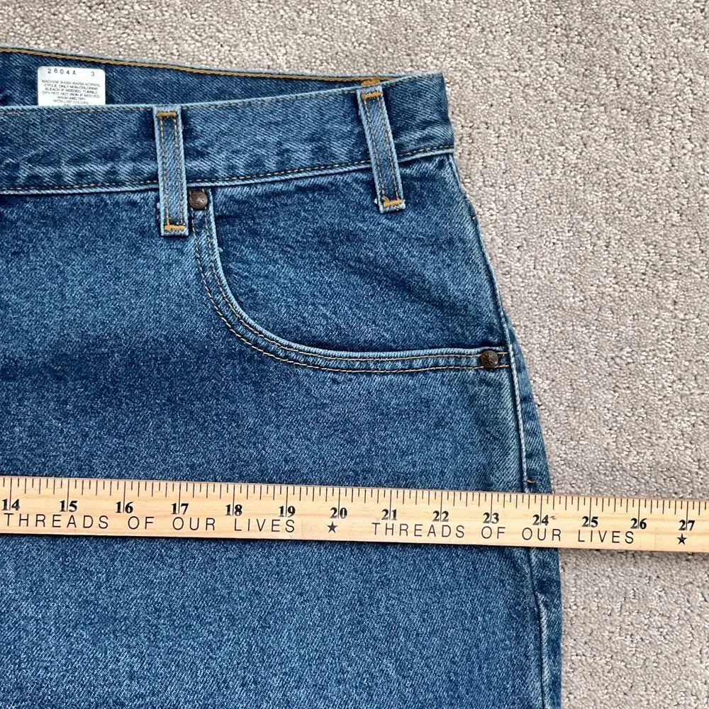Levis 545 Jeans Men ACTUAL W38 L31 Blue Loose Fit Classic Denim Bat Wing NWT VTG